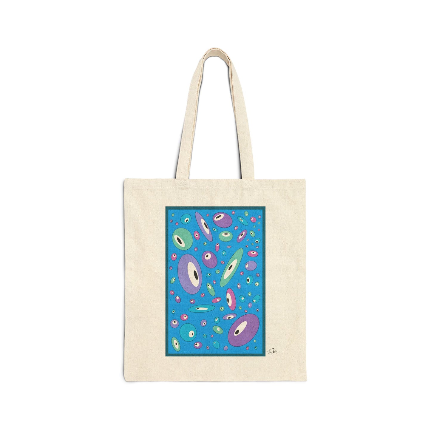 Abstract Cotton Canvas Tote Bag